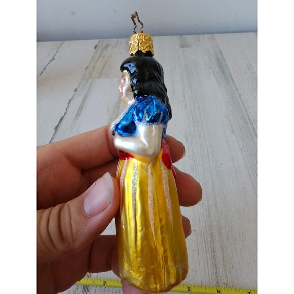 Vintage inge glas Snow White dwarfs glass ornament Xmas tree - Picture 3 of 8